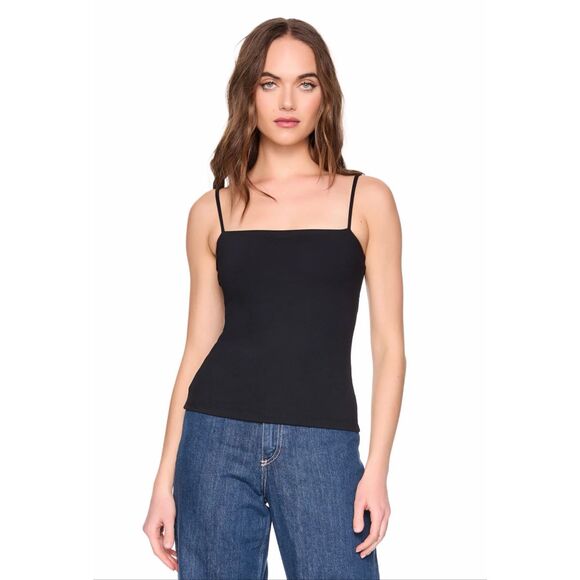 Susana Monaco Tops - Susana Monaco Essential String Top in Midnight Size S